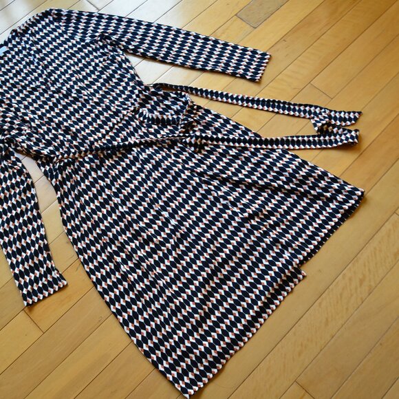 Hobbs Jersey Wrap Dress Size US 12 - Picture 5 of 14